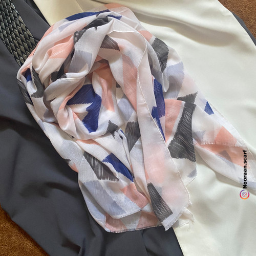 شال نخی سفید 140013