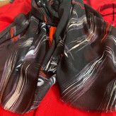 شال نخی مشکی 140014