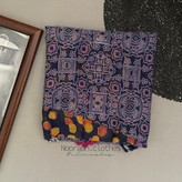 شال طرحدار میکس بنفش