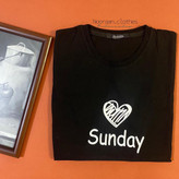 تیشرت مشکی پنبه سوپر