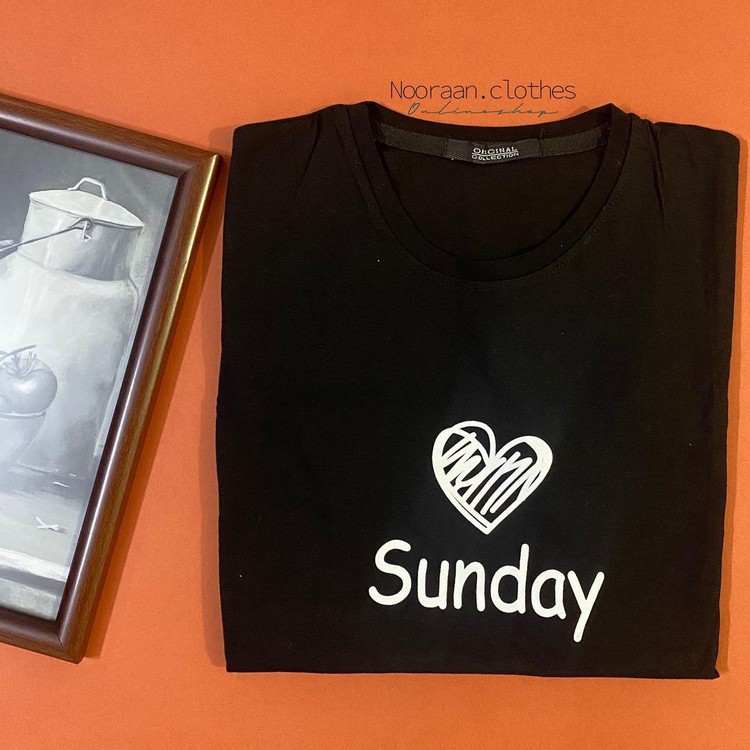 تیشرت مشکی پنبه سوپر