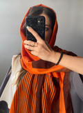 شال موهر نارنجی