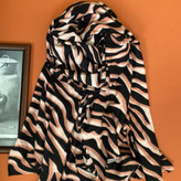 شال پاییزه موهر صورتی پلنگی