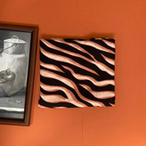 شال پاییزه موهر صورتی پلنگی