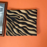 شال پاییزه موهر کرم قهوه ای پلنگی