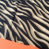 شال پاییزه موهر کرم قهوه ای پلنگی