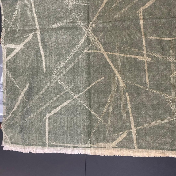 شال پاییزه موهر نارنجی طرحدار 104805