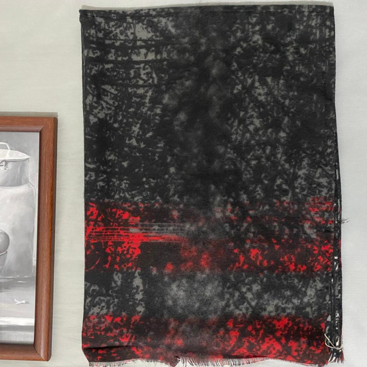 شال موهر مشکی زمستانه 104905