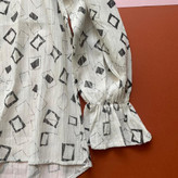 شومیز بهاره طرحدار سفید