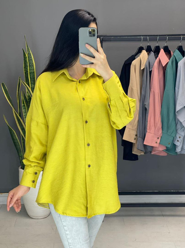 مانتو زرد کوتاه بهاره - بابوس