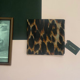 شال قهوه ای پلنگی نخی