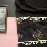 پانچ کرسپو ریسه دار کنفی مشکی