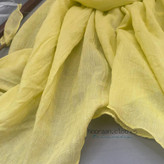 شال زرد مزونی نخی