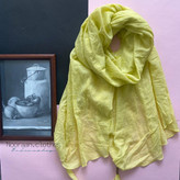 شال زرد مزونی نخی