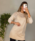 بافت زنانه کرمی - بالا عنکبوتی