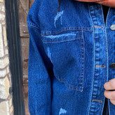 مانتو جین آبی