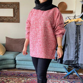 لباس پشمی جلو بسته قرمز