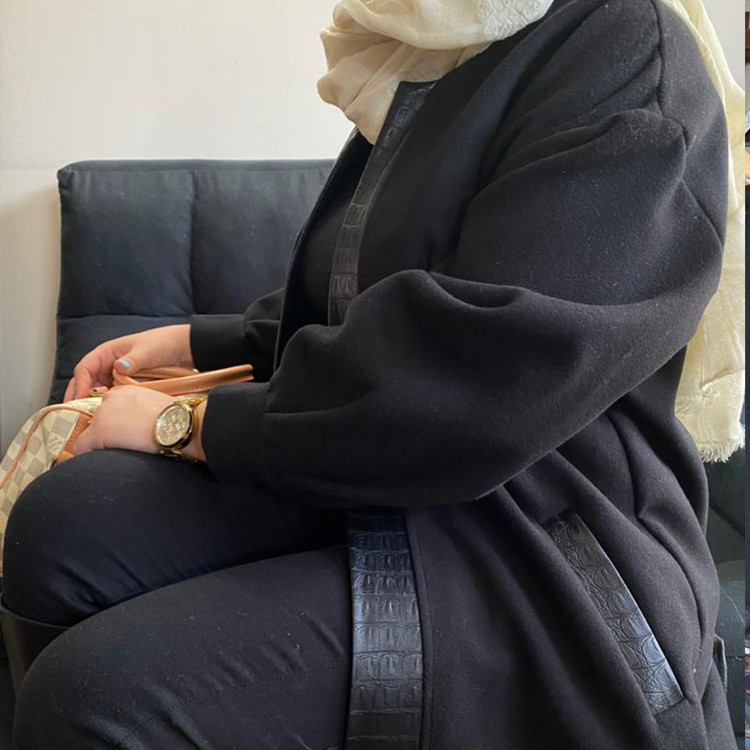 پالتو فوتر زنانه خرج کار چرم