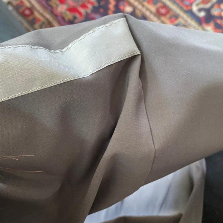 بارانی طوسی کتان TC