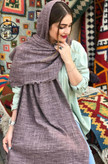 شال خاکی کتان وارداتی