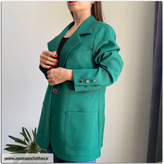 مانتو کتی زنانه مجلسی و اسپرت سبز
