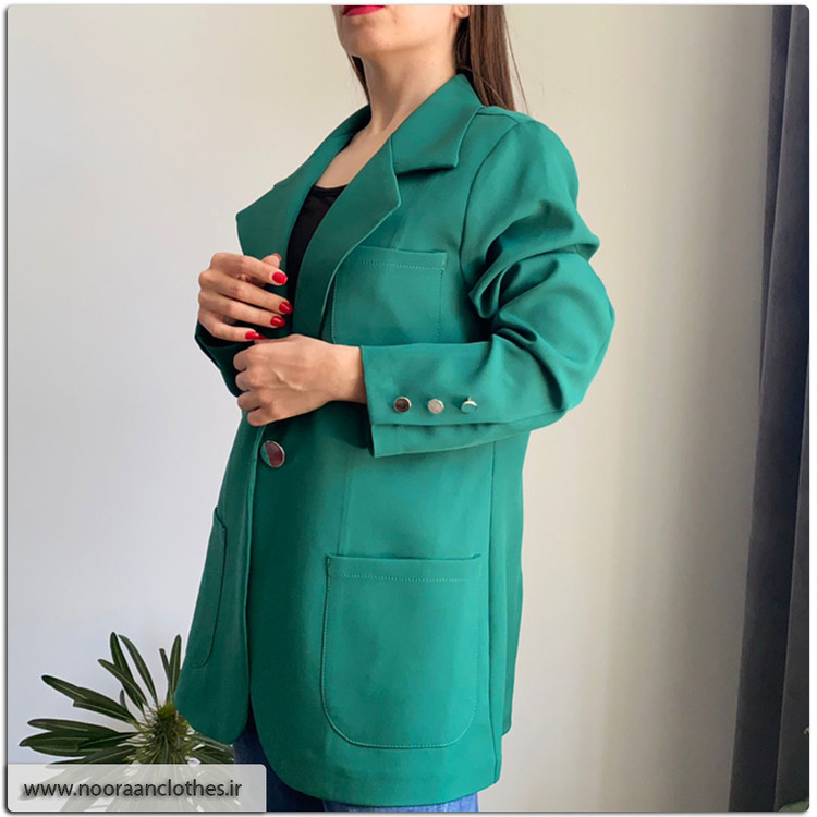 مانتو کتی زنانه مجلسی و اسپرت سبز