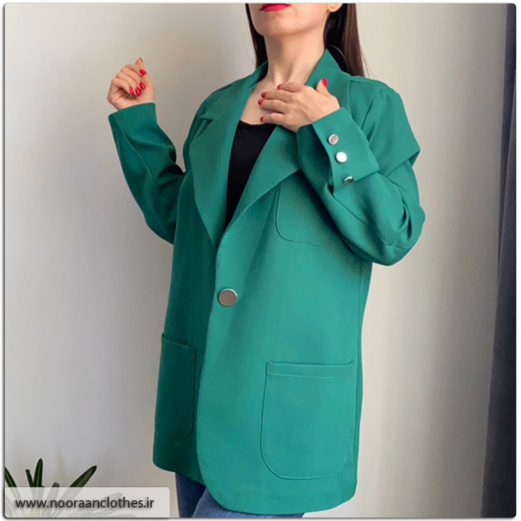 مانتو کتی زنانه مجلسی و اسپرت سبز