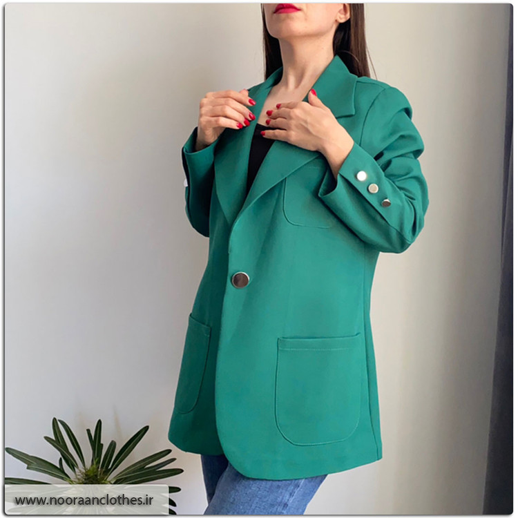 مانتو کتی زنانه مجلسی و اسپرت سبز