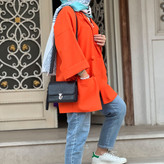 مانتو نارنجی کتی