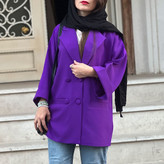 مانتو کتی بنفش