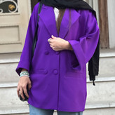 مانتو کتی بنفش