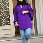 مانتو کتی بنفش