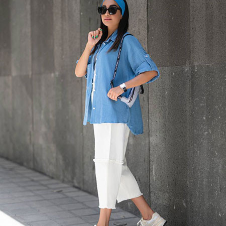 مانتو کوتاه اسپرت دبل فیس