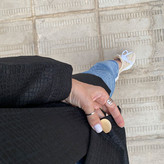 مانتو کتی مشکی پوست ماری