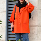 مانتو مدل کتی جدید نارنجی