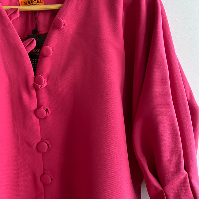 شومیز مجلسی صورتی مازراتی