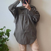 مانتو کتان سبز