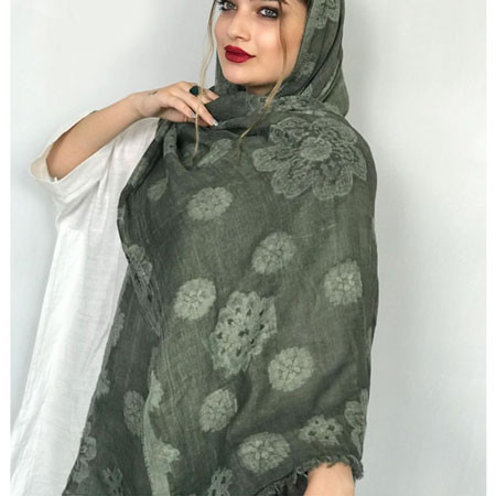 شال سنگشور دو لایه وارداتی سبز