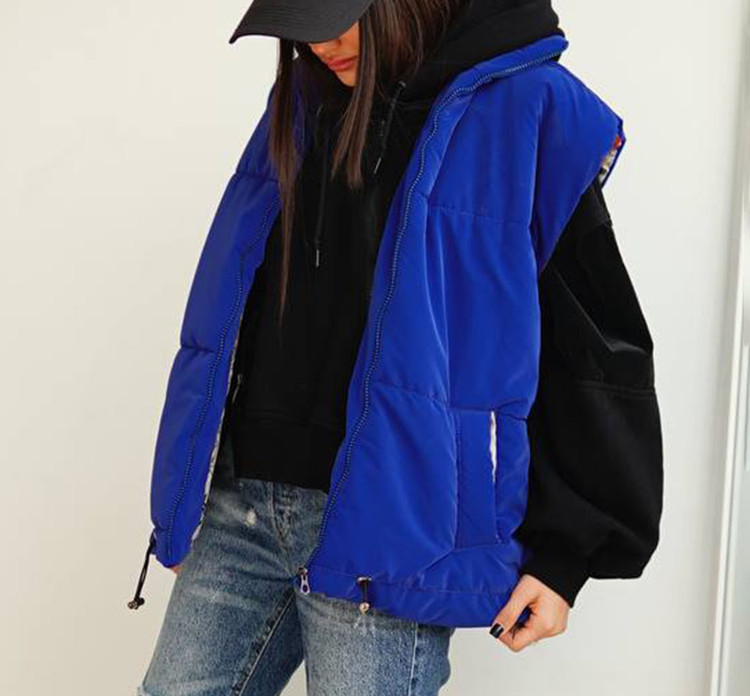 پافر سیلیکونی زنانه آبی کاربنی