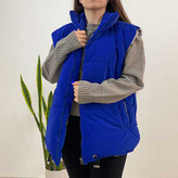 پافر سیلیکونی زنانه آبی کاربنی