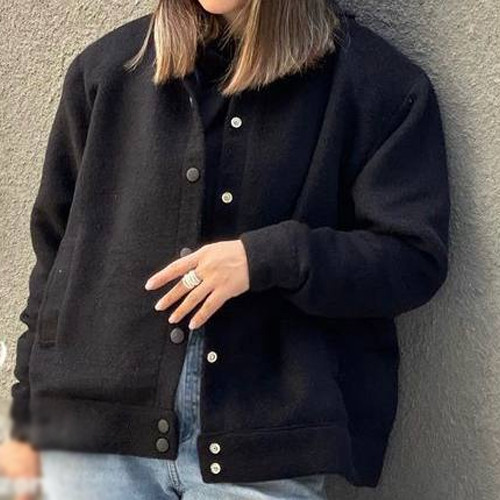 کت فوتر مشکی آستر دار- اپل دار