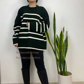 بافت راه راه سبز نخ ترک