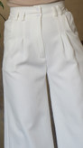 شلوار بگ سفید کمرکش - مازراتی سایز 46