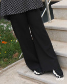 شلوار بگ مشکی کمرکش