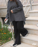 مانتو مجلسی مشکی ژاکارد