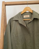 مانتو لنین کوتاه سبز یشمی