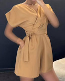 خرید اورال مجلسی ساده کرم (سایز لارج L)