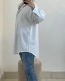 مانتو لینن سفید