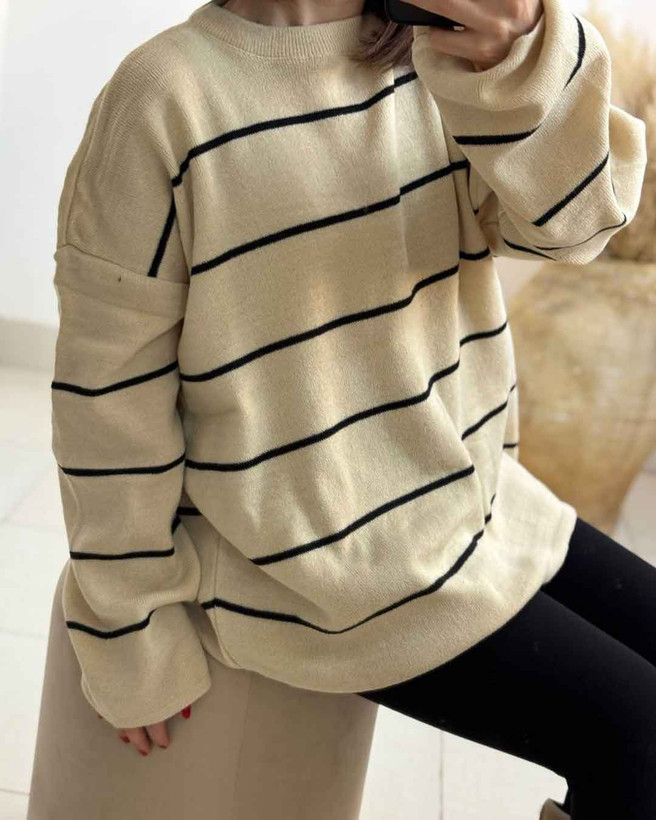 خرید بافت راه راه سفید مشکی