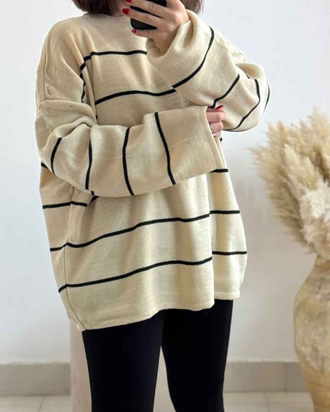 خرید بافت راه راه سفید مشکی